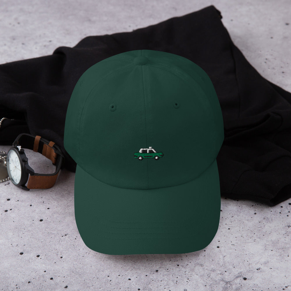 Dark green dad store hat