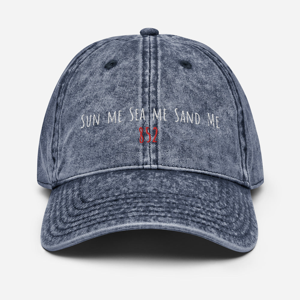 Sun Me Sea Me Sand Me 852 | Vintage Cotton Twill Dad Cap – Living852