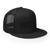 HKONG 852 (Tone on Tone WHT & BLCK) | Trucker Cap