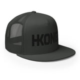 HKONG 852 (Tone on Tone WHT & BLCK) | Trucker Cap