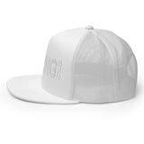 HKONG 852 (Tone on Tone WHT & BLCK) | Trucker Cap