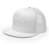 HKONG 852 (Tone on Tone WHT & BLCK) | Trucker Cap