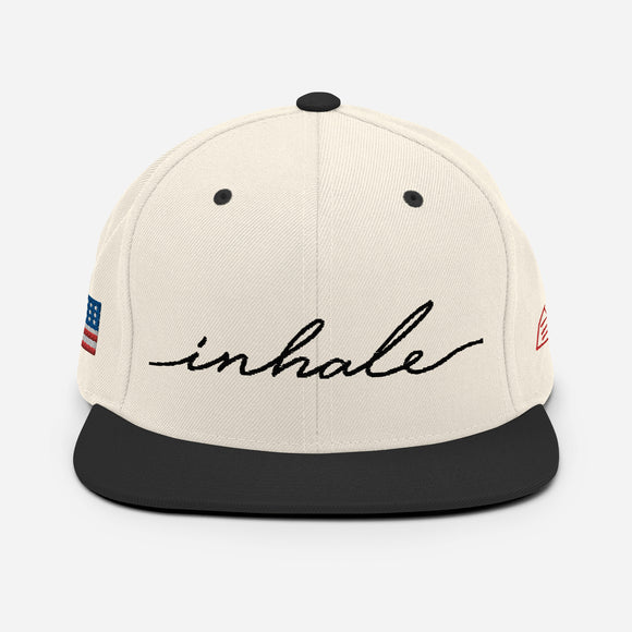 Inhale | Snapback Hat