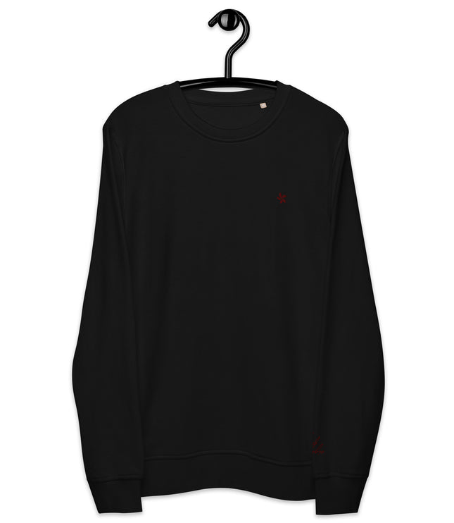 Bauhinia Script Eight Five Two | Unisex organic terry knit sweatshirt (medium weight)