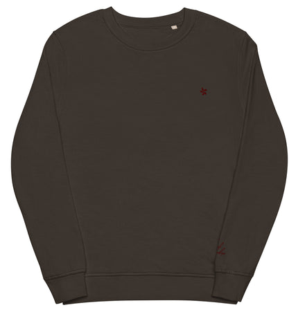 Bauhinia Script Eight Five Two | Unisex organic terry knit sweatshirt (medium weight)