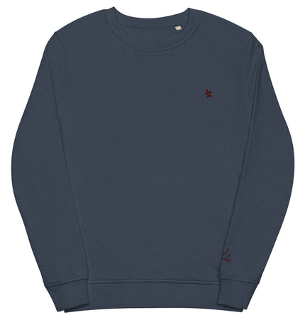 Bauhinia Script Eight Five Two | Unisex organic terry knit sweatshirt (medium weight)