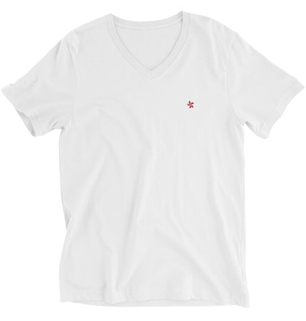 Bauhinia 852 | Unisex Short Sleeve V-Neck Tee Shirt
