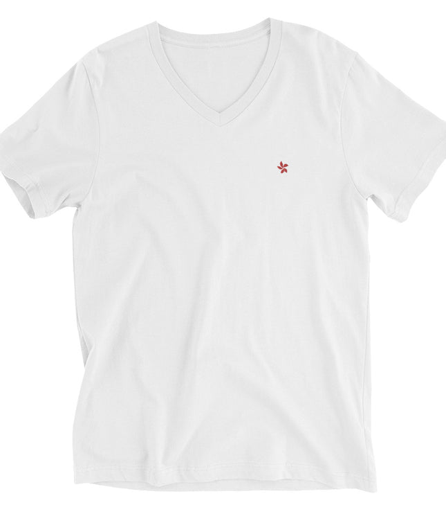 Bauhinia 852 | Unisex Short Sleeve V-Neck Tee Shirt