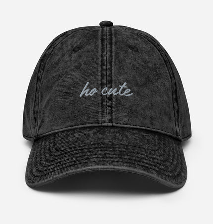 Ho Cute | Vintage Cotton Twill Cap