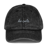 Ho Cute | Vintage Cotton Twill Cap