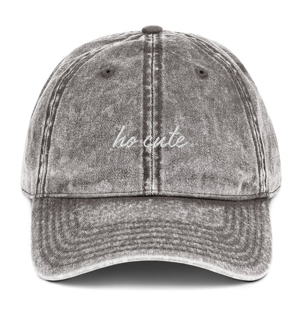 Ho Cute | Vintage Cotton Twill Cap
