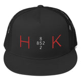 H + K Horizontal | Flat Brim Trucker Cap