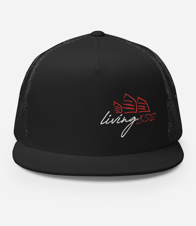 Living852 Logo Lockup | Trucker Cap