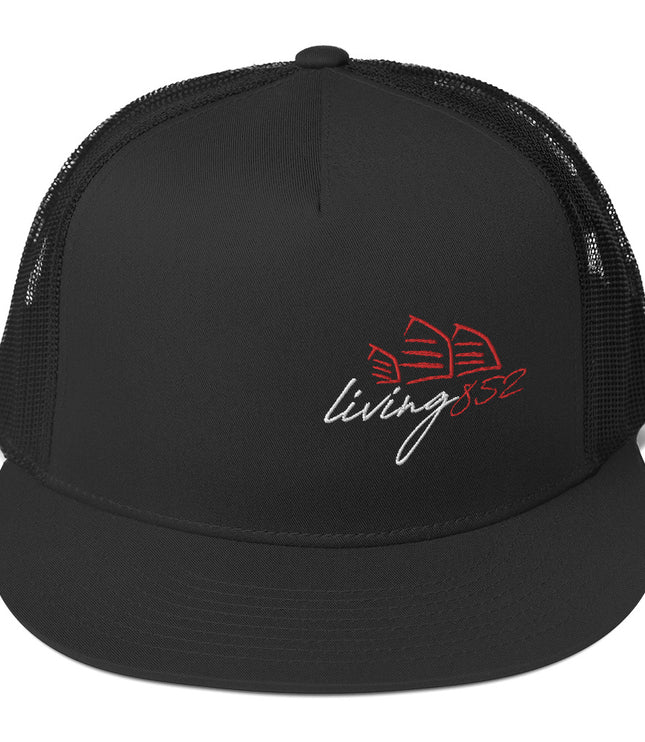 Living852 Logo Lockup | Trucker Cap