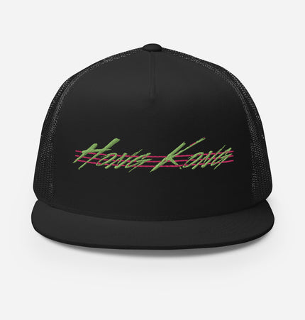Hong Kong Throwback (GRN/PNK Thread) | Trucker Cap
