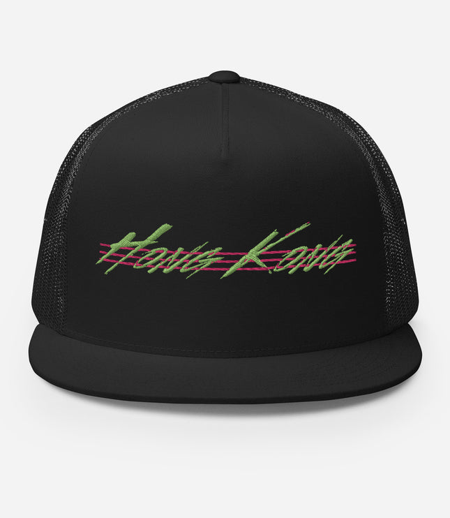 Hong Kong Throwback (GRN/PNK Thread) | Trucker Cap