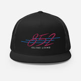 852 Island Living Retro Cool (PNK/BLUE Thread) | Trucker Cap