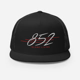 852 Island Living Retro Cool (WHITE/RED Thread) | Trucker Cap