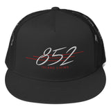 852 Island Living Retro Cool (WHITE/RED Thread) | Trucker Cap