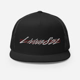 Living852 Throwback (WHITE/RED Thread) | Trucker Cap