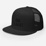 Ok Lah! Bubble Text (Tone on Tone) | Trucker Cap