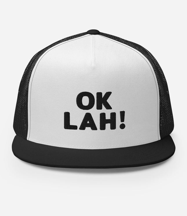 Ok Lah! Bubble Text | Trucker Cap