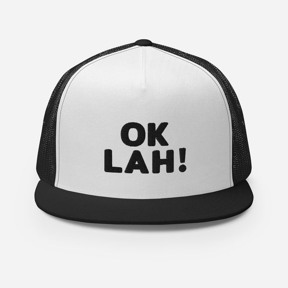 Ok Lah! Bubble Text | Trucker Cap