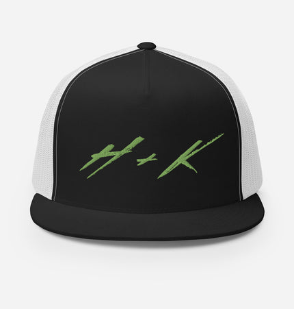 H+ K Retro Letter | Trucker Cap