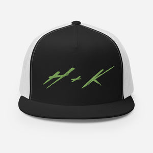 H+ K Retro Letter | Trucker Cap