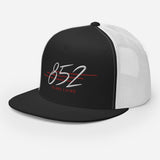 852 Island Living Retro Cool (WHITE/RED Thread) | Trucker Cap