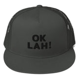 Ok Lah! Bubble Text (Tone on Tone) | Trucker Cap