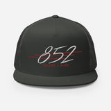 852 Island Living Retro Cool (WHITE/RED Thread) | Trucker Cap