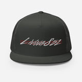 Living852 Throwback (WHITE/RED Thread) | Trucker Cap