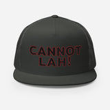 Cannot Lah! Bubble Text (Black/Red) | Trucker Cap