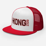 HKONG 852 (RED/BLACK Tread) Trucker Cap