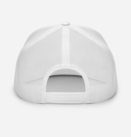 852 Junk Skyline White | Flat Brim Trucker Cap
