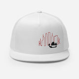 852 Junk Skyline White | Flat Brim Trucker Cap