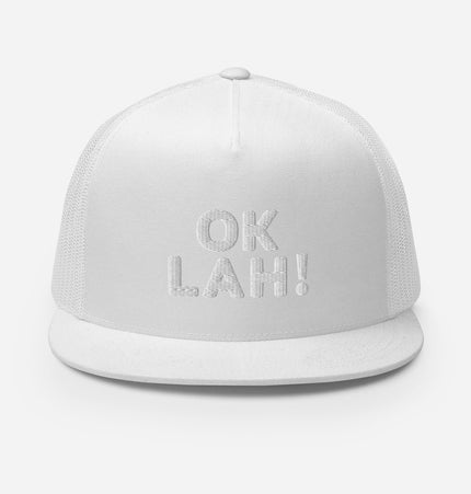 Ok Lah! Bubble Text (Tone on Tone) | Trucker Cap
