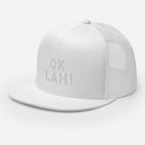 Ok Lah! Bubble Text (Tone on Tone) | Trucker Cap