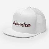 Living852 Throwback (WHITE/RED Thread) | Trucker Cap