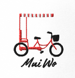 Mui Wo Trike Life (Red) | Unisex Long Sleeve Tee