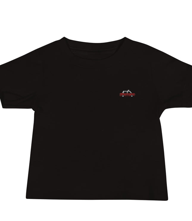 Itsy Bitsy Red Taxi | Baby Jersey Short Sleeve Tee