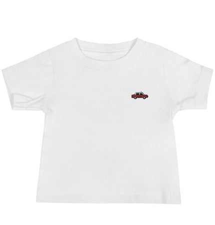 Itsy Bitsy Red Taxi | Baby Jersey Short Sleeve Tee