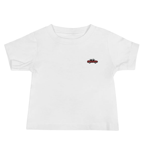Itsy Bitsy Red Taxi | Baby Jersey Short Sleeve Tee