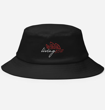 Living852 Logo Lockup | Old School Bucket Hat