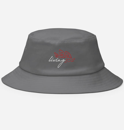Living852 Logo Lockup | Old School Bucket Hat