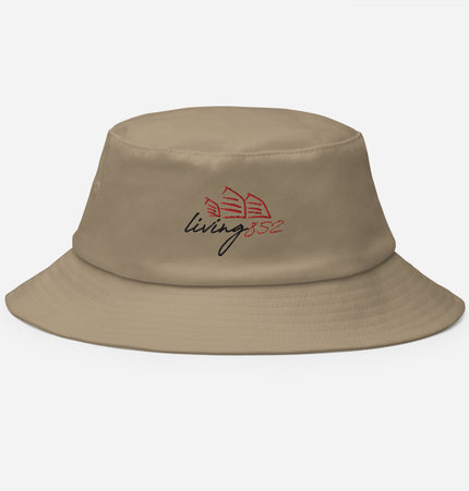Living852 Logo Lockup | Old School Bucket Hat