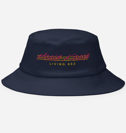 Hong Kong Living 852 (PNK/YLW Thread) | Old School Bucket Hat