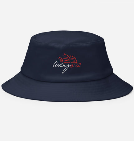 Living852 Logo Lockup | Old School Bucket Hat