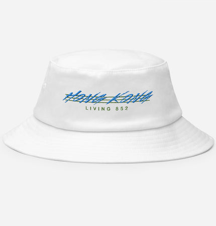 Hong Kong Living 852 (BLUE/GRN Thread) | Old School Bucket Hat
